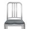 111 Navy Childs Chair  option Kvadrat Haku 0181 Dark Grey