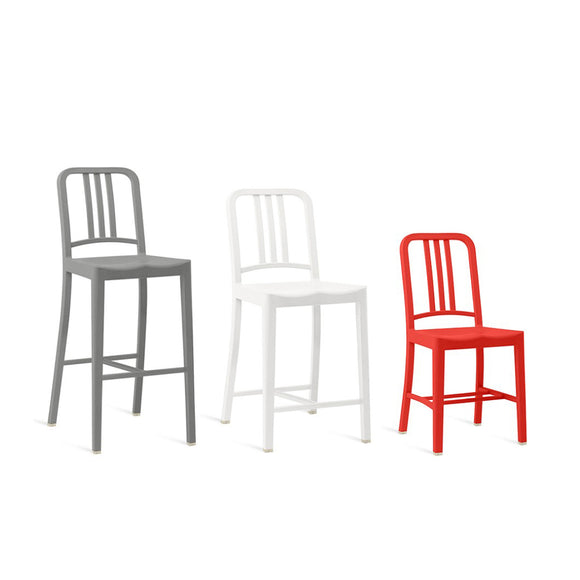 111 Navy Bar and Counter Stool