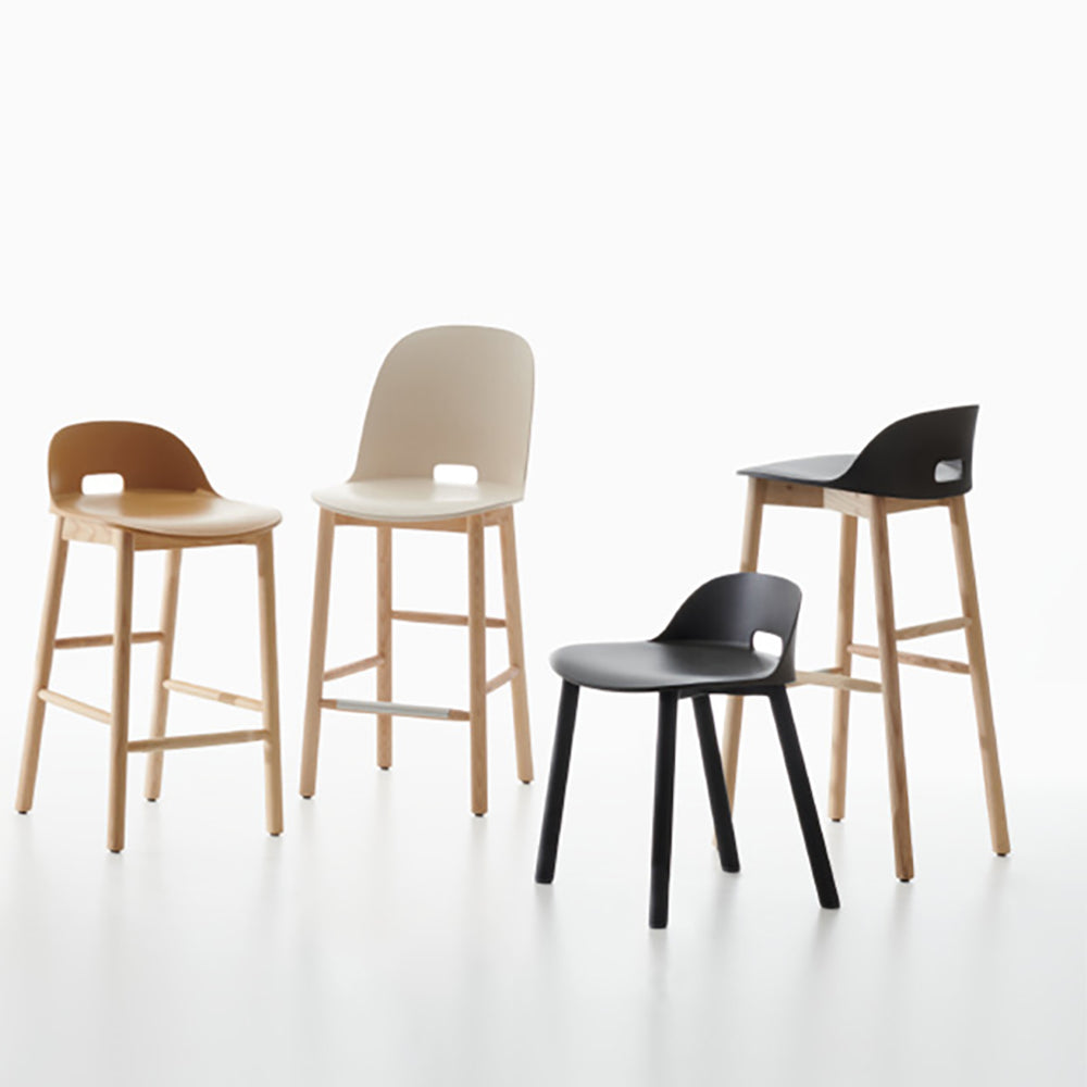 Alfi High Back Bar and Counter Stool