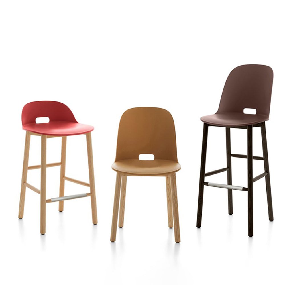 Alfi High Back Bar and Counter Stool