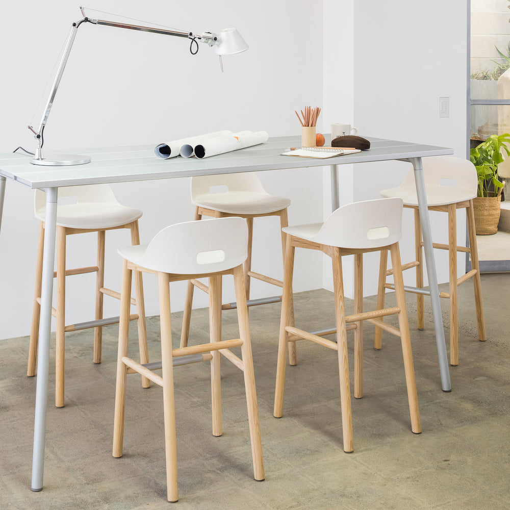 Alfi Low Back Bar and Counter Stool