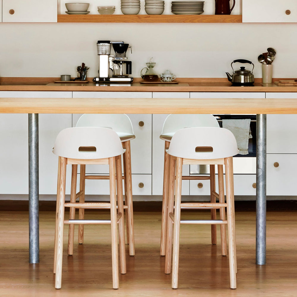 Alfi Low Back Bar and Counter Stool