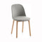 Alfi Soft High Back Chair  option Kvadrat Divina Melange 0120