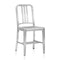 Navy Chair  option Brushed Aluminum
