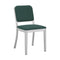 Navy Officer Outdoor Side Chair  option Sunbrella Heritage Alpine