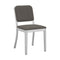Navy Officer Outdoor Side Chair  option Sunbrella Heritage Slate