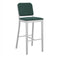 Navy Officer Outdoor Bar and Counter Stool  option Sunbrella Heritage Alpine