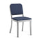 Navy Officer Side Chair  option Kvadrat Reflect 694