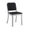 Navy Officer Side Chair  option Spinneybeck Volo Black