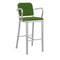 Navy Officer Bar and Counter Stool with Arms  option Kvadrat Phlox 943