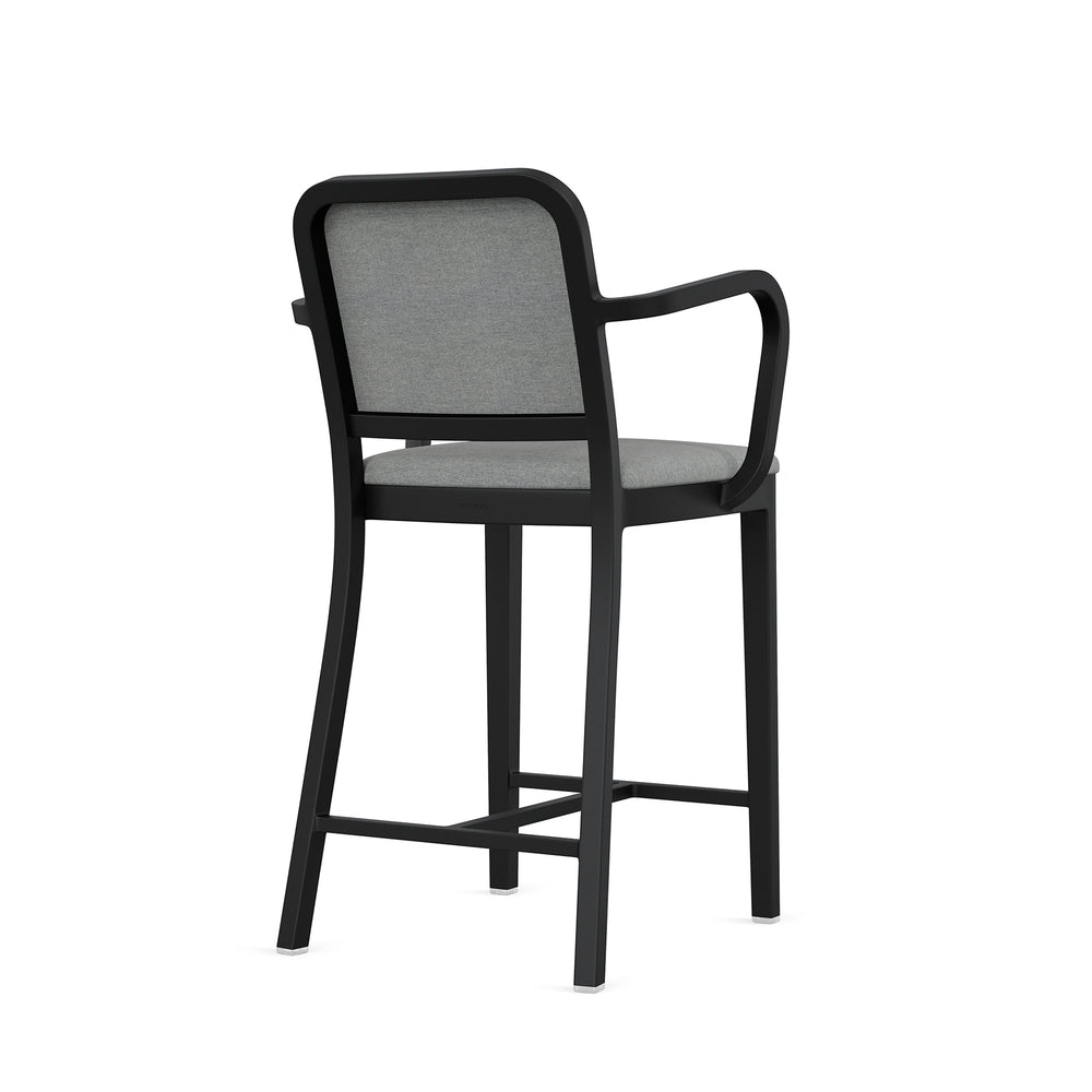 Navy Officer Bar and Counter Stool with Arms