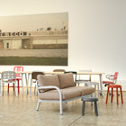 Navy Outdoor 2-Seater Sofa