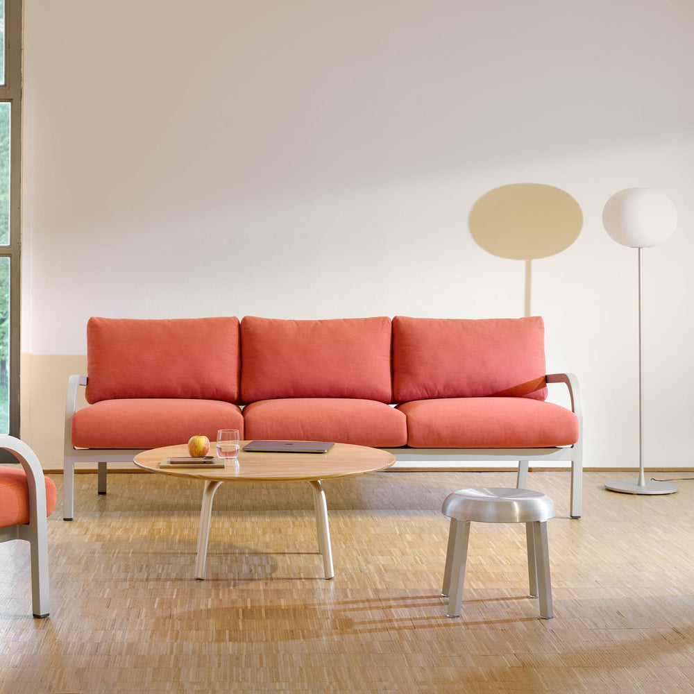 Navy Outdoor 3-Seater Sofa