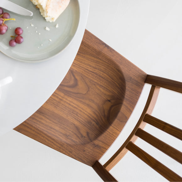 Navy Wood Chair