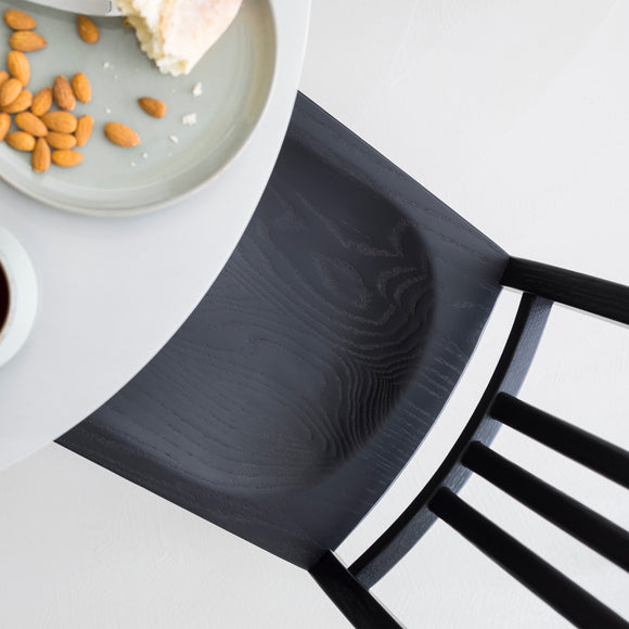 Navy Wood Chair