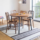 Navy Wood Chair
