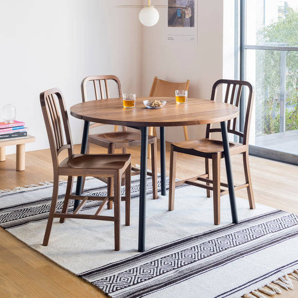 Navy Wood Chair