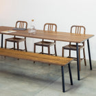 Navy Wood Chair