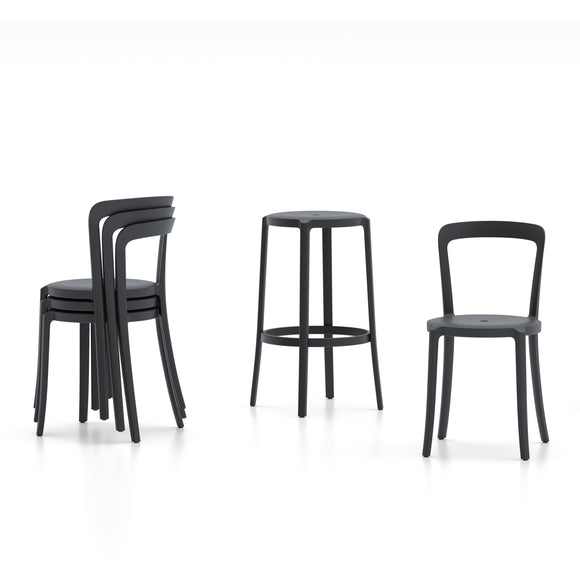 On & On Plastic Bar and Counter Stool