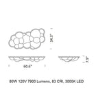 Nuvola Wall / Ceiling Light