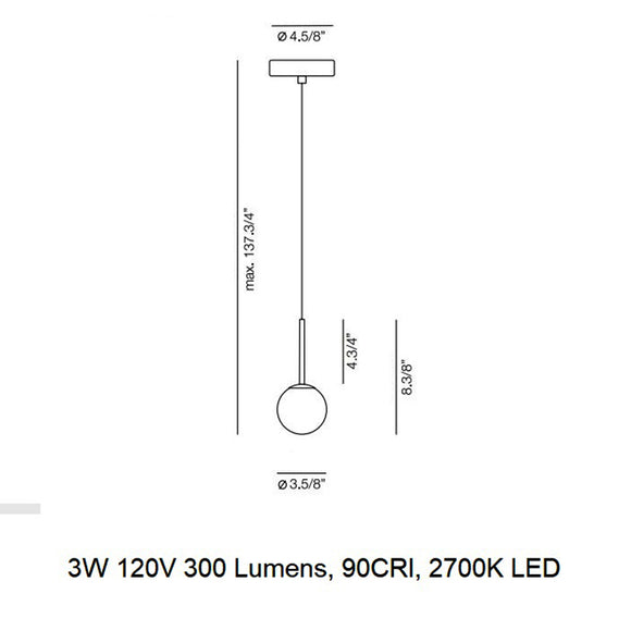 Alfi LED Pendant Light