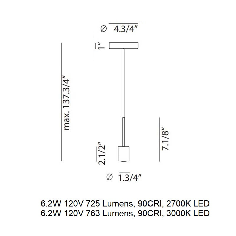 Belt 4144S LED Pendant Light