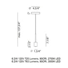 Belt 4144S LED Pendant Light