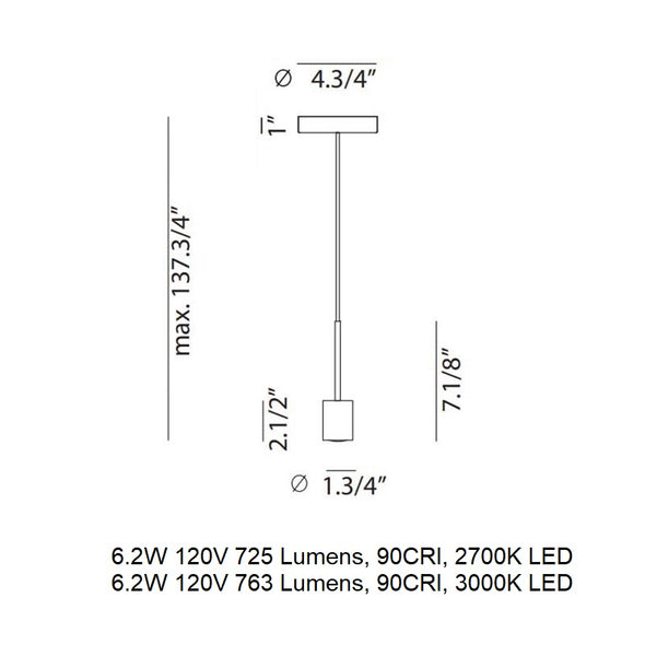 Belt 4144S LED Pendant Light
