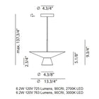 Belt 4145SG LED Pendant Light