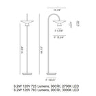 Belt 4149G LED Floor Lamp