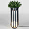 Bols Large Outdoor Floor Lamp  option Lamp With Planter