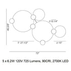 Circ 3825 LED Flush Mount