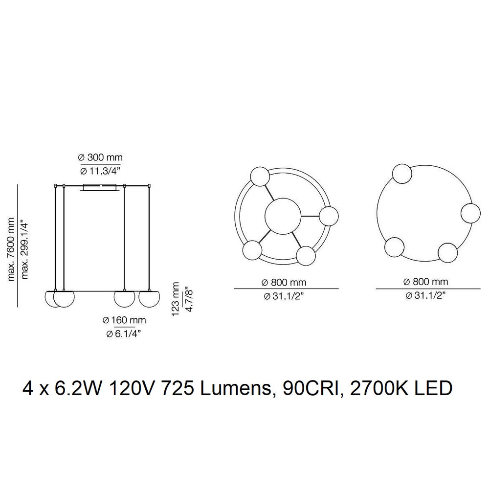 Circ Round LED Pendant Light