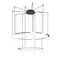 Circ Two Tier LED Pendant Light  option Matte Black