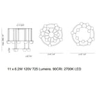 Circ Two Tier LED Pendant Light