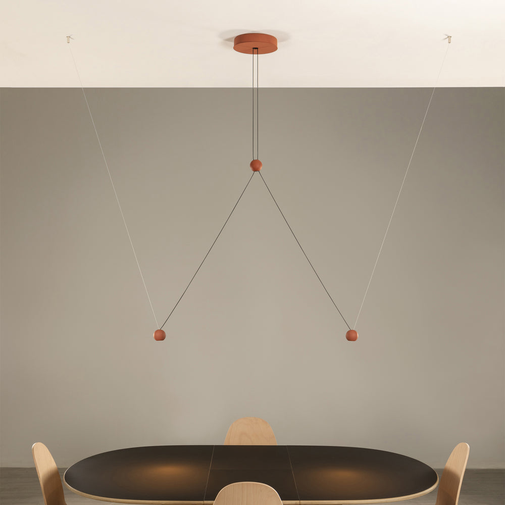 Compass Round LED Pendant Light
