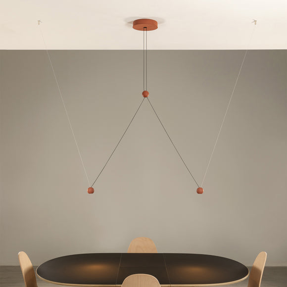 Compass Round LED Pendant Light