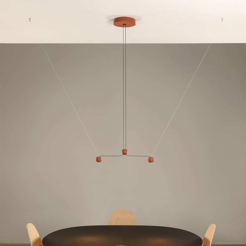 Compass Round LED Pendant Light