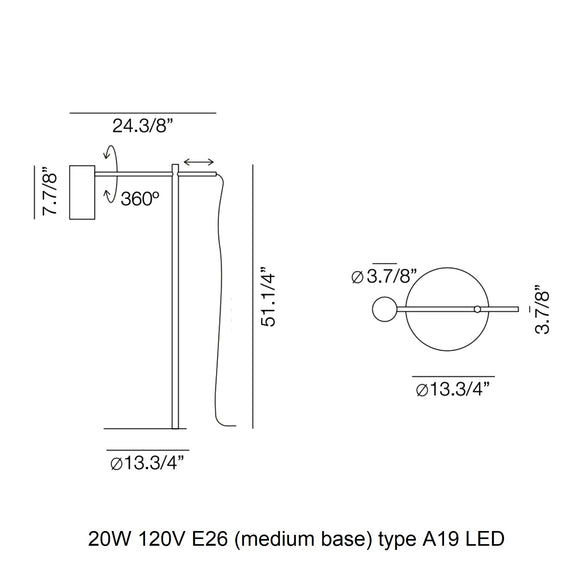 Cyls Reading Floor Lamp
