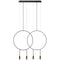 Revolta L73.2D Linear Pendant Light  option Matte Black