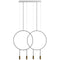 Revolta L73.2D Linear Pendant Light  option Satin White