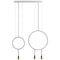 Revolta L92.1S1D Linear Pendant Light  option Satin Gold