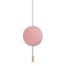 Revolta Pendant Light with Acoustic Panel  option Satin Gold / Salmon