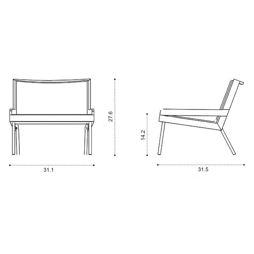 Allaperto Outdoor Lounge Armchair