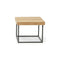 Allaperto Outdoor Square Coffee Table  option Natural Teak