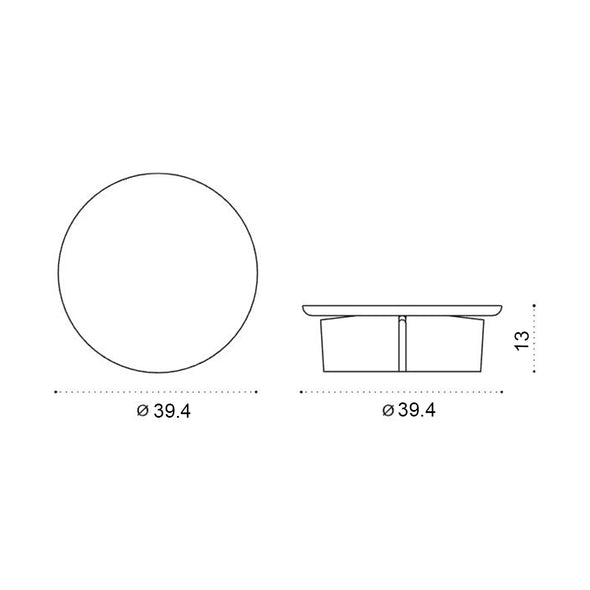 Cross Outdoor Coffee Table