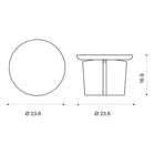 Cross Outdoor Side Table