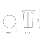 Cross Outdoor Side Table