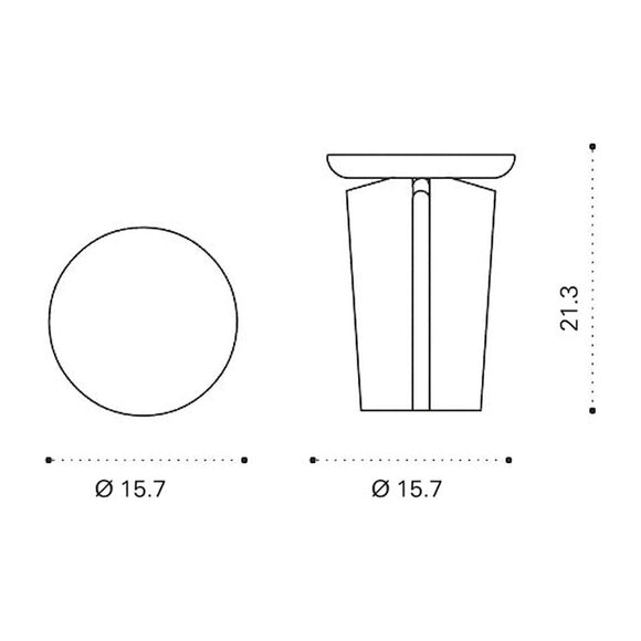 Cross Outdoor Side Table