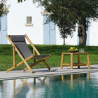 Elle Outdoor Adjustable Deck Chair
